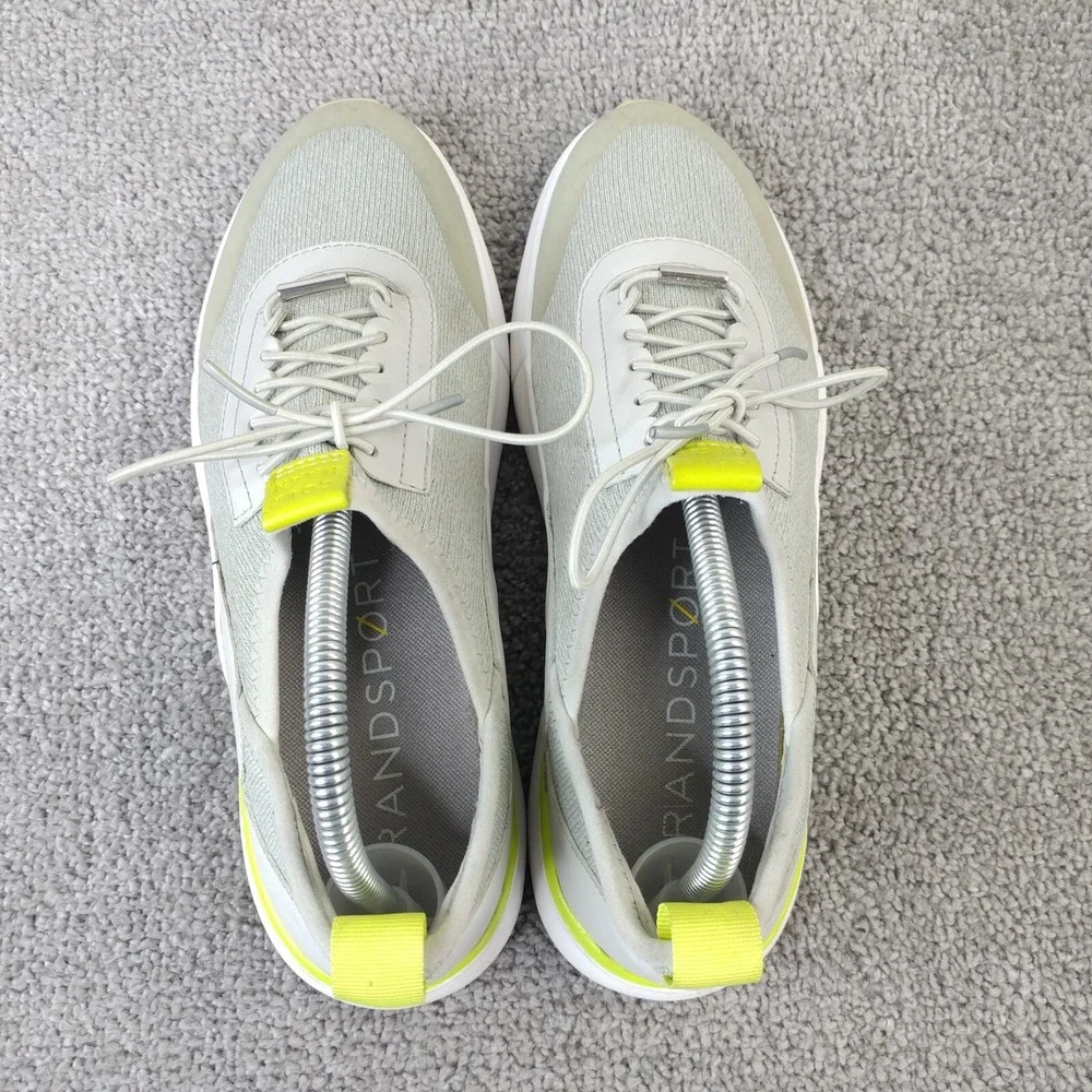 Cole Haan Grand Sport Stitchlite Womens 8.5 Shoes Light Gray Low Top Trainers